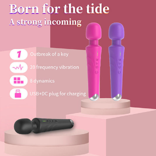 Multi-frequency Strong Shock Massage Vibrating Spear For Women