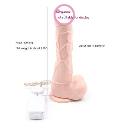 Fleischfarbener Penissauger mit Ei-Penis-Sexspielzeug für Männer und Frauen