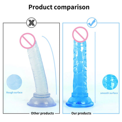 Realistic Penis Dildos For Women Lesbian Toys Big Fake Dick Silicone Females Masturbation Sex Tool Dildo For Women No Vibrator