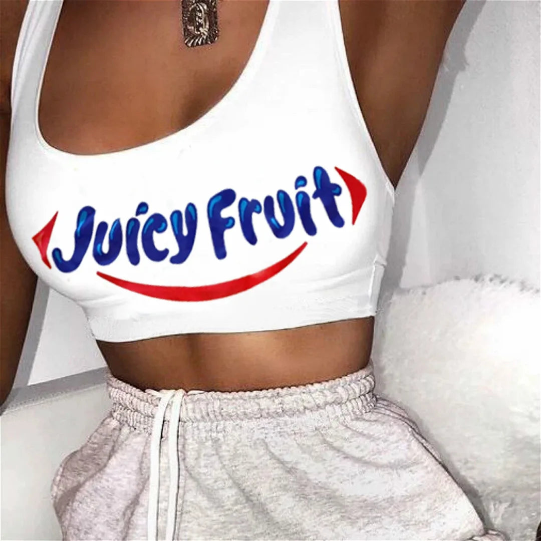 Sports Fitness Crop Top For Women Summer 2021 Sexy Sleeveless Tank Tops Short Camisole Women's Clothing T-Shirt Vest WAP