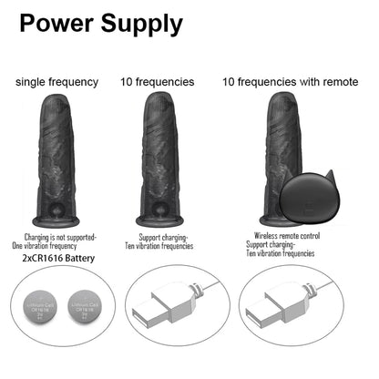 Vibrating Condoms Enlargement For Men Reusable Condoms Dildo Vibrator Penis Ring Sleeve Adult Sex Shop Sex Toy for Couples