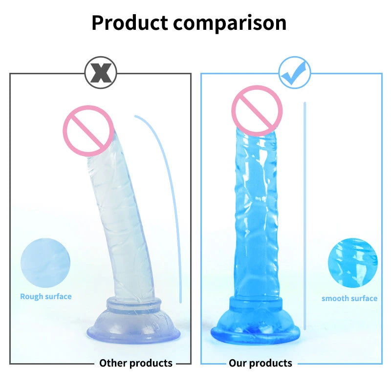 Realistic Penis Dildos For Women Lesbian Toys Big Fake Dick Silicone Females Masturbation Sex Tool Dildo For Women No Vibrator