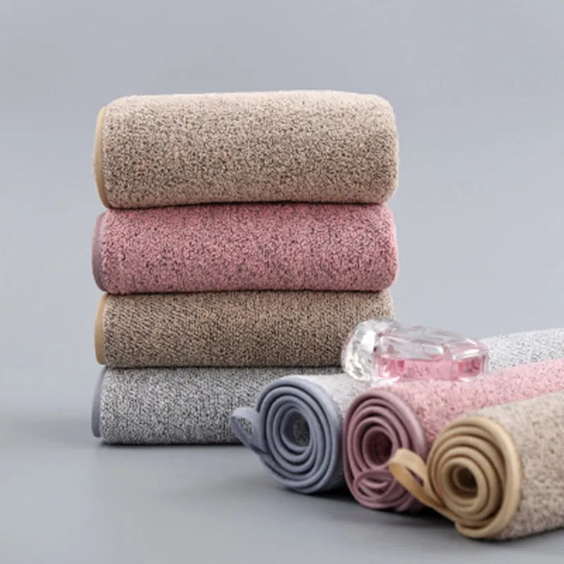 thickening High quality bamboo charcoal coral velvet fiber bath towel adult quick-drying soft absorbent hotel beauty salon towel