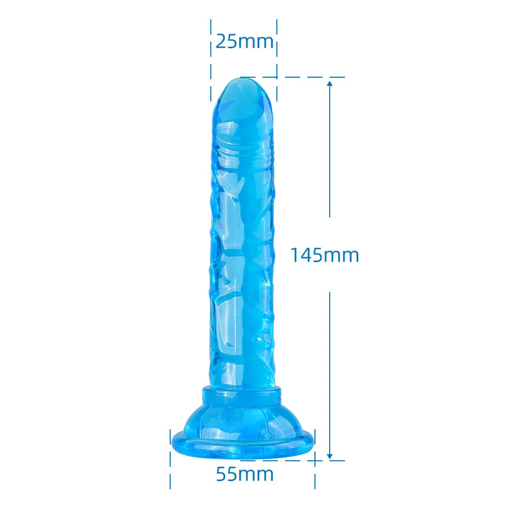 Realistic Dildo Vagina Anal Butt Plug Strap On Penis Suction Cup No Vibrator Toys For Adult Buttplug Anal Sex Toys For Woman