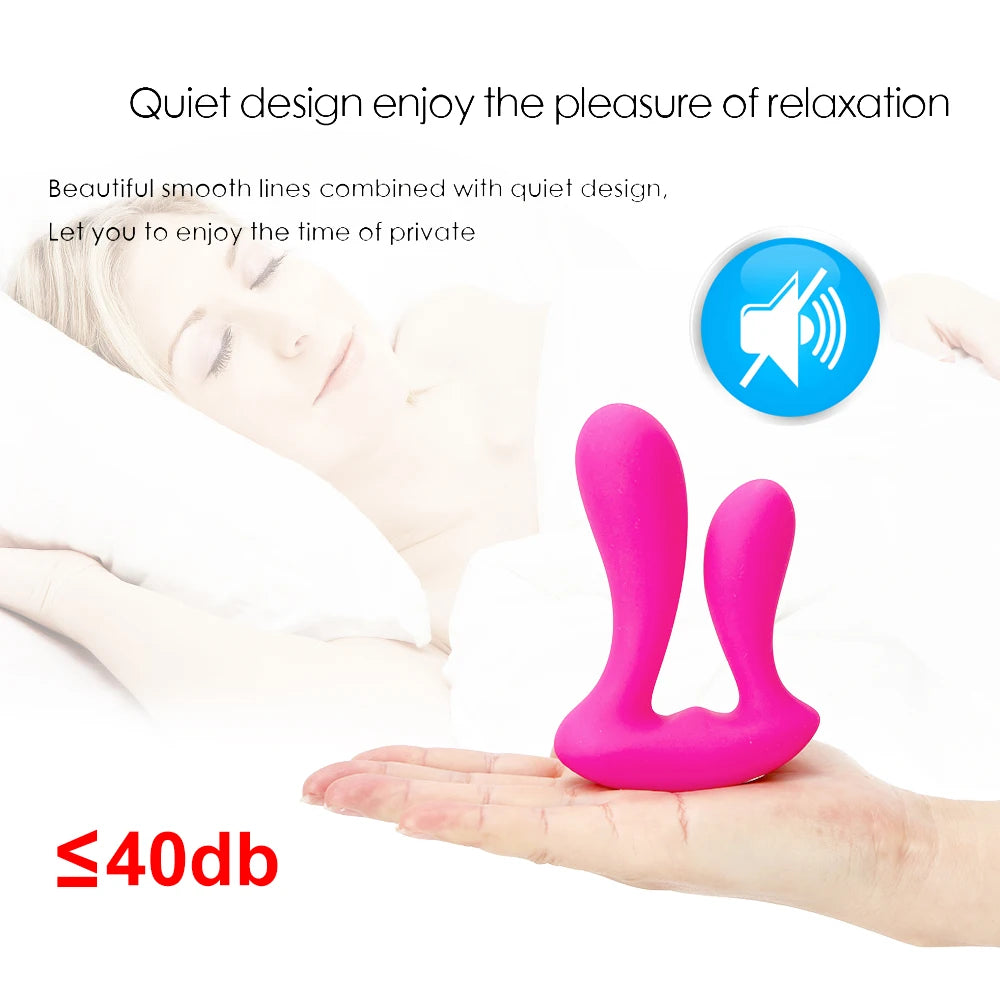 Double Penetration Dual Head Anal Plug Vibrator Anus Vagina Massager 9 Speed G-Spot Stimulator Remote Control Sex Toys For Woman