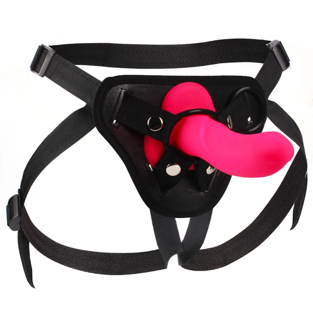 10 Speed Vibrating Strap On Dildo Vibrator Panties Women's Lesbian Sex Bondage Dildo Belt Penis Artificial Sex Toys For Womans