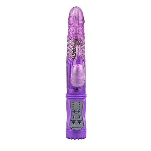 12 Modes Jelly Vibration Rotation Rabbit G Spot Vibrator Massager Sexy Wand Swirling beads and vibrating swan sex toys for woman