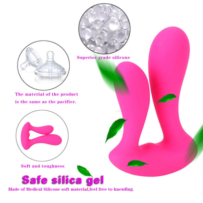 Double Penetration Dual Head Anal Plug Vibrator Anus Vagina Massager 9 Speed G-Spot Stimulator Remote Control Sex Toys For Woman