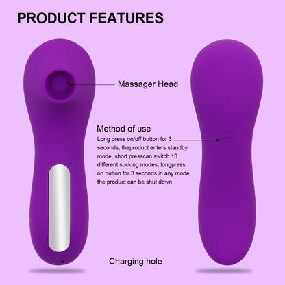 Clitoris Sucker Vagina Sucking Vibrator Female Clit Vacuum Stimulator Nipple Sex Toys for Women Adults 18 Masturbator Products