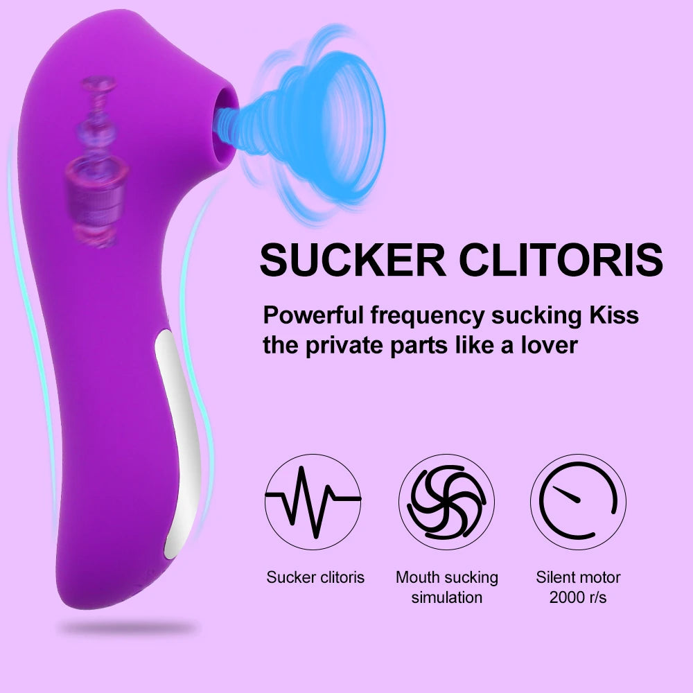 Clitoris Sucker Vagina Sucking Vibrator Female Clit Vacuum Stimulator Nipple Sex Toys for Women Adults 18 Masturbator Products