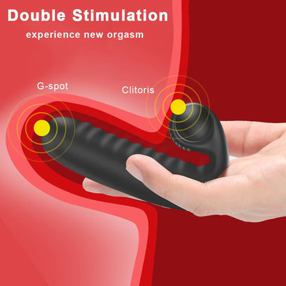 Silicone Finger Vibrator For Women Clit Stimulator G-spot Vibrator Clitoral Stimulation Massager Female Masturbation Sex Product