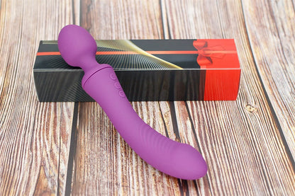 Dual Vibrator Sex Toys for Women Powerful Magic Wand Clitoris Vagina Massage Anal Plug G Spot Vibrating Adults Sexy Products