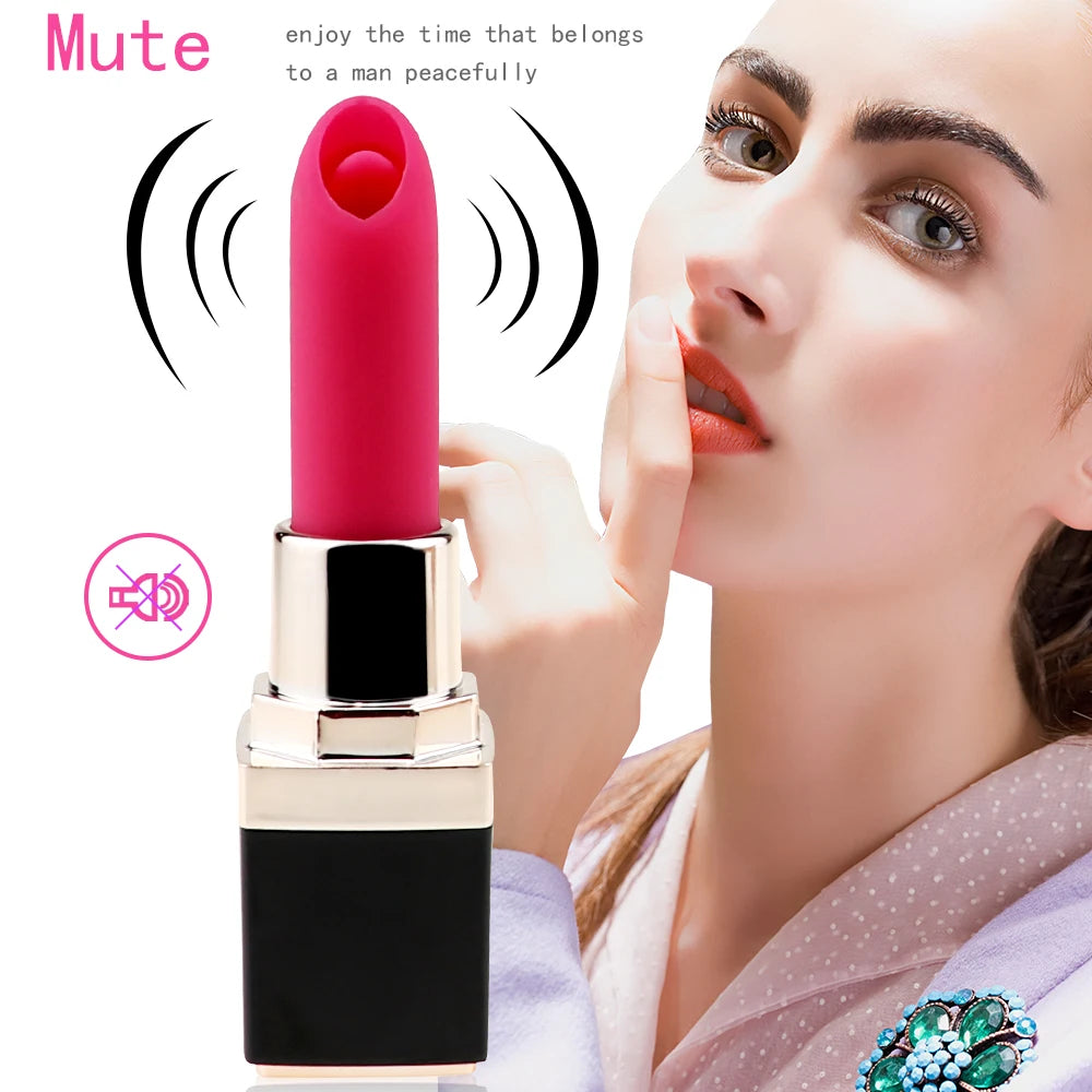 Rechargeable Mini Lipstick Vibrator Portable Bullet G-spot  Massage Clitoris Stimulator Erotic Product Sex Toys for Women Sexo