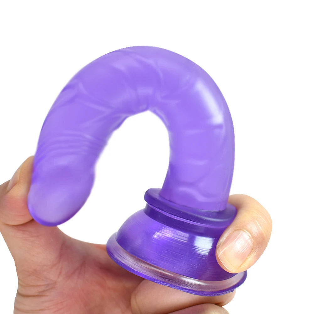 Realistic Dildo Vagina Anal Butt Plug Strap On Penis Suction Cup No Vibrator Toys For Adult Buttplug Anal Sex Toys For Woman