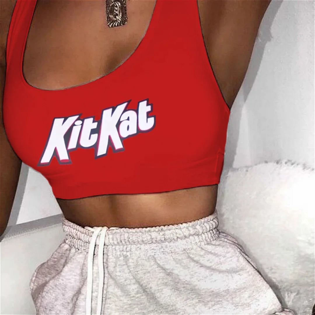 Sports Fitness Crop Top For Women Summer 2021 Sexy Sleeveless Tank Tops Short Camisole Women's Clothing T-Shirt Vest WAP