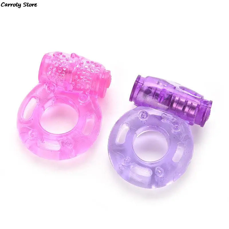 Penis Vibrating Ring Lasting Enlarge Cock Harness Prepuce Bondage Men Sex Toy Erect Fetish Couples Cocks Ring Male Penis