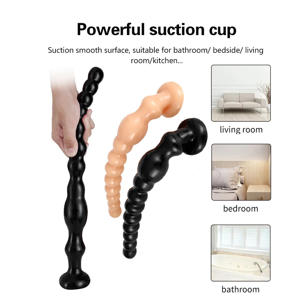 Sex Toys Dildo Anal Long Beads Suction Cup Big Butt Plug Dilator Prostate Massager Husband Erotic Goods For Adults Men Women Gay