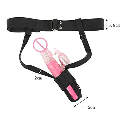 No Vibrator Harness Holder Adjustable Waist Wearable Design Constrained Forced Strap For Dildo Wand Massager  Sex Toys For Woman