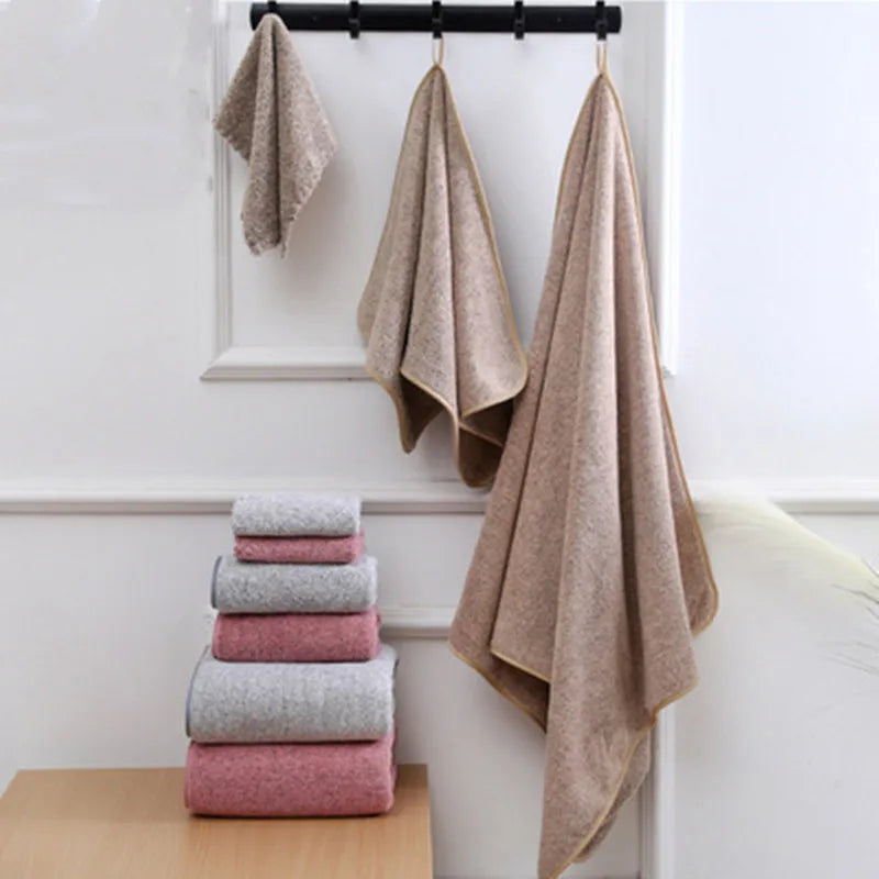 thickening High quality bamboo charcoal coral velvet fiber bath towel adult quick-drying soft absorbent hotel beauty salon towel