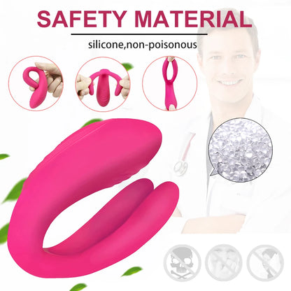 New Couple Vibrator Triple Vagina Stimulator With Wireless Remote Control Rechargeable Vibrating Clitoris Sex Toy For Couple