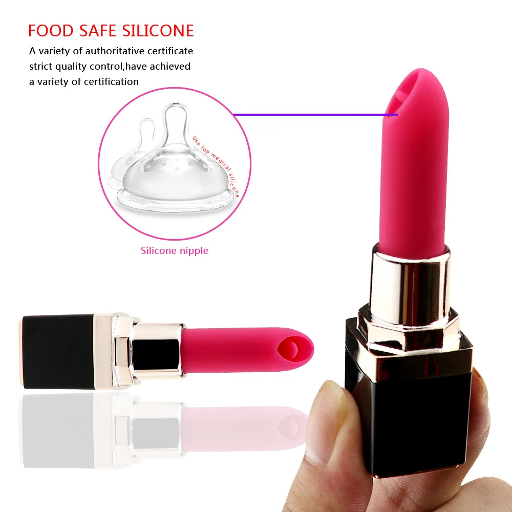 Rechargeable Mini Lipstick Vibrator Portable Bullet G-spot  Massage Clitoris Stimulator Erotic Product Sex Toys for Women Sexo