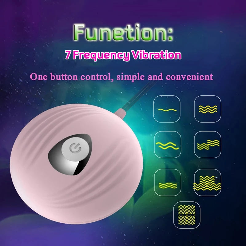 Vibrator for Women Sex Toys for Women Masturbators 7 Speeds Battery Waterproof Small Shell G-spot Massager Vibrating Egg