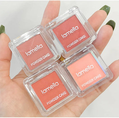 Face Blusher Matte Natural Cheek Tint Brighten Face Waterproof Face Contouring Cosmetics Blush Powder Soft Female Makeup 1pcs