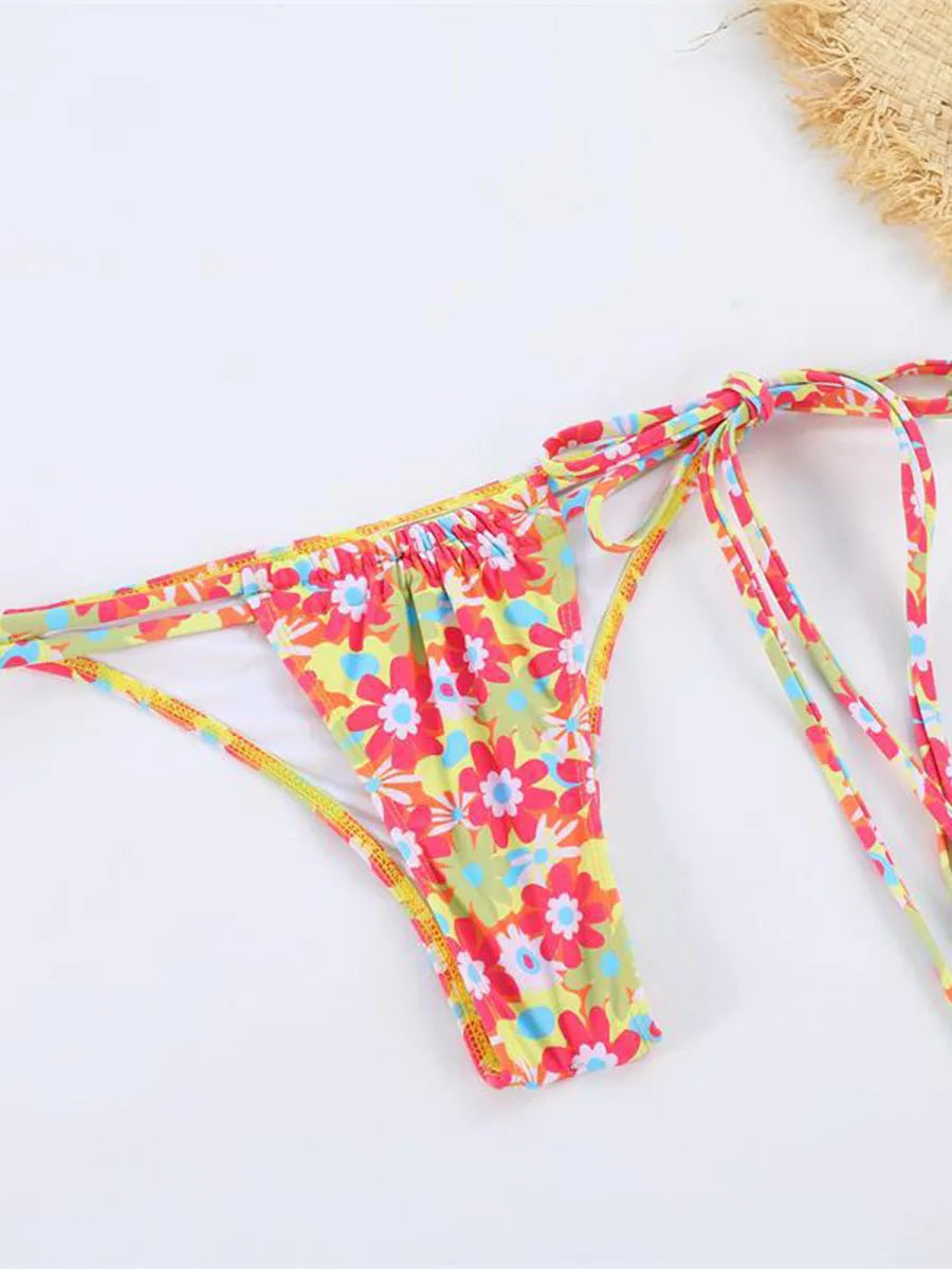 Sexy Women Bikini Micro Bikini Sets 2023 Push Up Female Swimsuit Thong Brazilian Swimwear Two Pieces Biquini Beach Swimming Suit