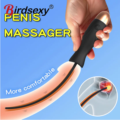 Urethral Sounds Dilator Vibrators for Men Penis Plug Catheter Medical Delay Exerciser Male Masturbator Sex Toys Adults 18 Erotic