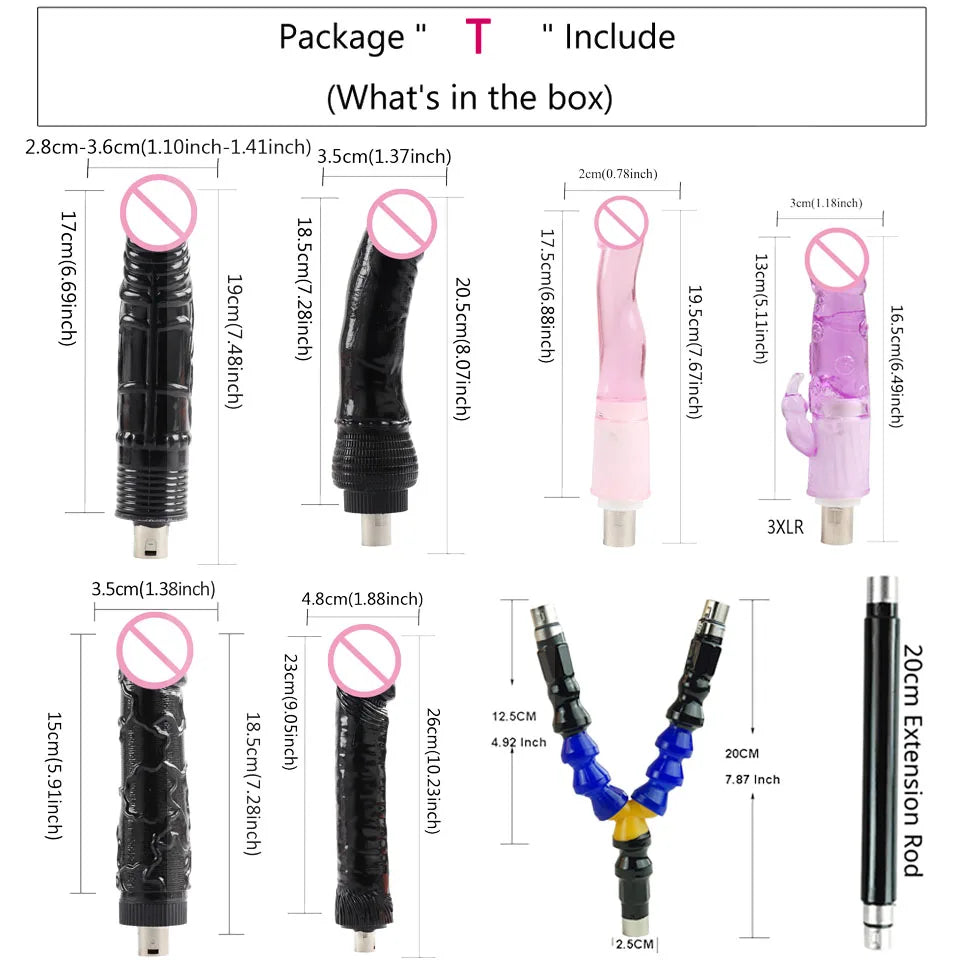 Portable Automatic Sex Machine with Big Dildo for Women Masturbation Pumping Gun for Couple Men Sex Toys