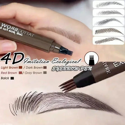 4 Point Eyebrow Pencil Makeup for women Waterproof Liquid Eyebrow Pen Makeup Eyebrow Pencil Microblade Cosmetics Durable