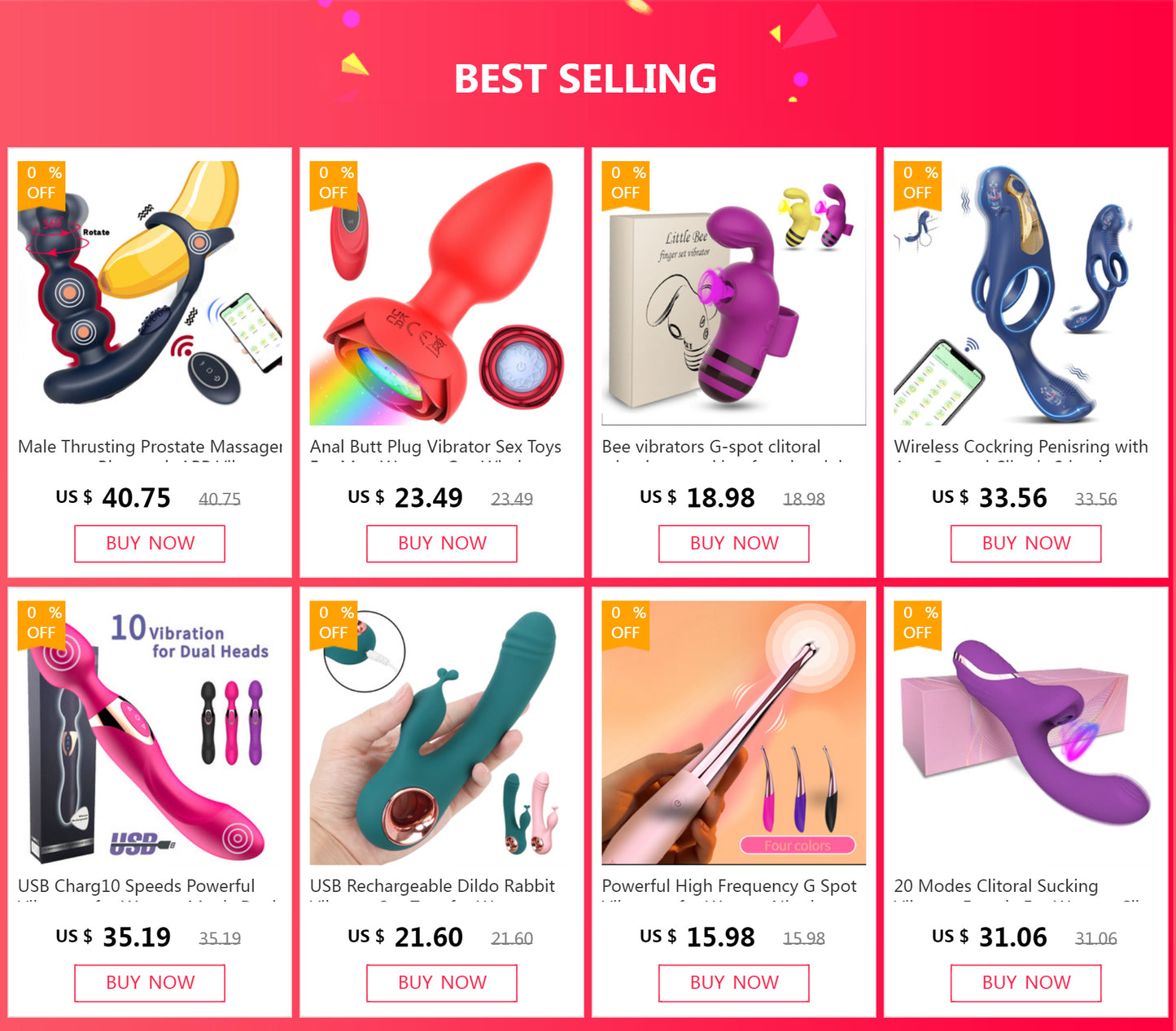 USB Rechargeable Dildo Rabbit Vibrator Sex Toys for Women Vaginal Anal Massager G Spot Clitoris Stimulation 10 Frequency extend