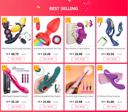 USB Rechargeable Dildo Rabbit Vibrator Sex Toys for Women Vaginal Anal Massager G Spot Clitoris Stimulation 10 Frequency extend