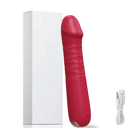 Telescopic G-Spot Vibrators for Women Dildo Clitoris Vagina Stimulator Thrusting Wand Female Masturbator Sex Machine for Adult