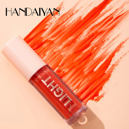 Handaiyan Lip Gloss Sexy Plump Glitter Crystal Jelly Red Nude Lipstick Liquid Waterproof Moisturize Oil Lipgloss Makeup