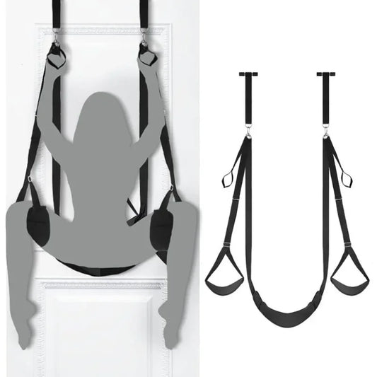 BDSM Swing Bondage Posture Shoulder Strap Constraint Bedroom Furniture on The Door Sex Swing Adjustable Sexuels Sling Sex Toys