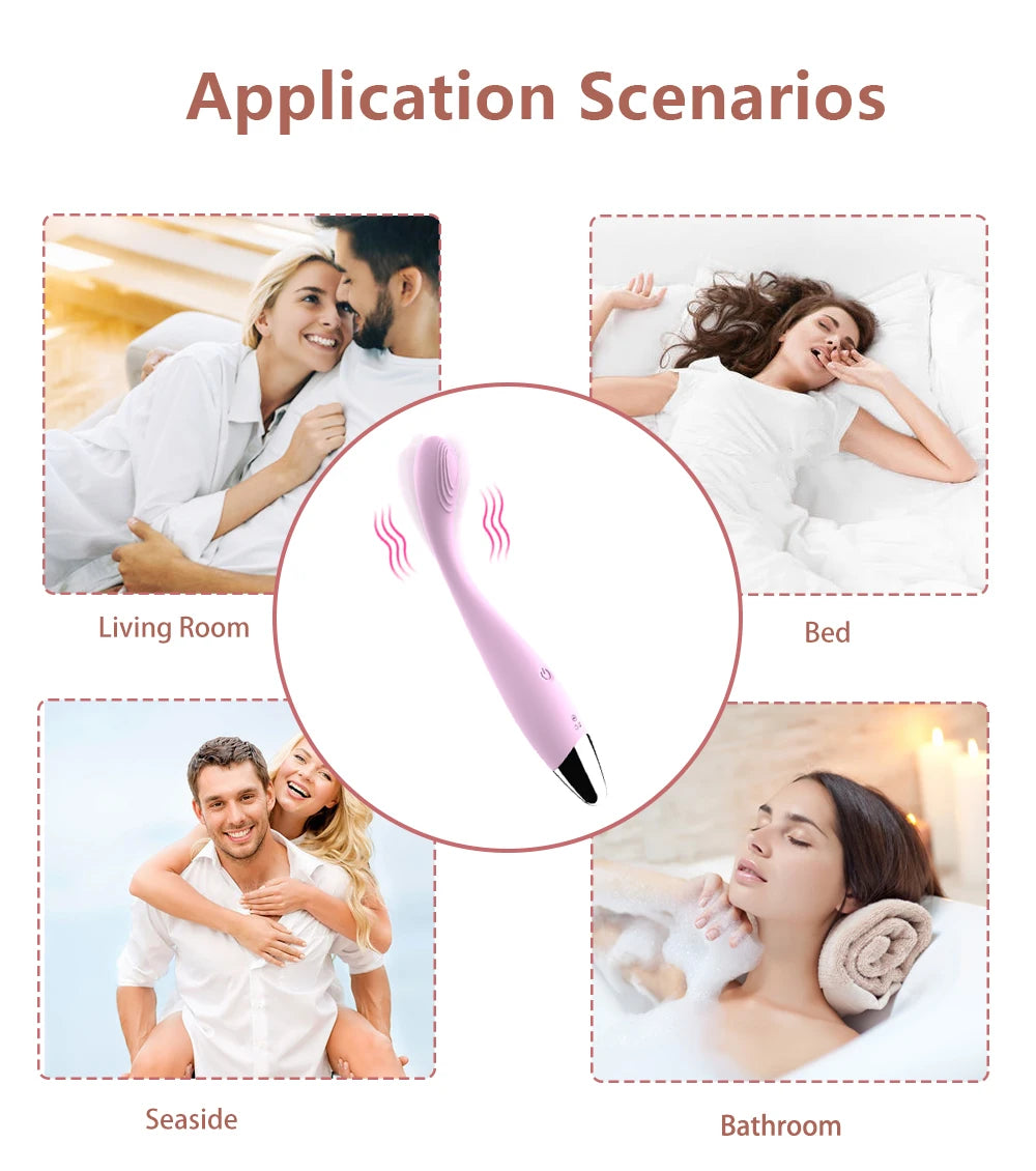 Beginner Finger Shaped Vibes G-Spot Vibrator for Women Nipple Clitoris Stimulator 8 Fast Seconds to Orgasm Sex Toys for Adults