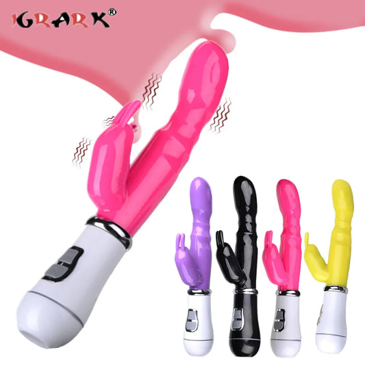 Female Masturbation Dildo Vibrator Sex Toy G spot Stimulate Vagina Orgasm Clitoris Massage Vibrators Couples Intimate Vibrator