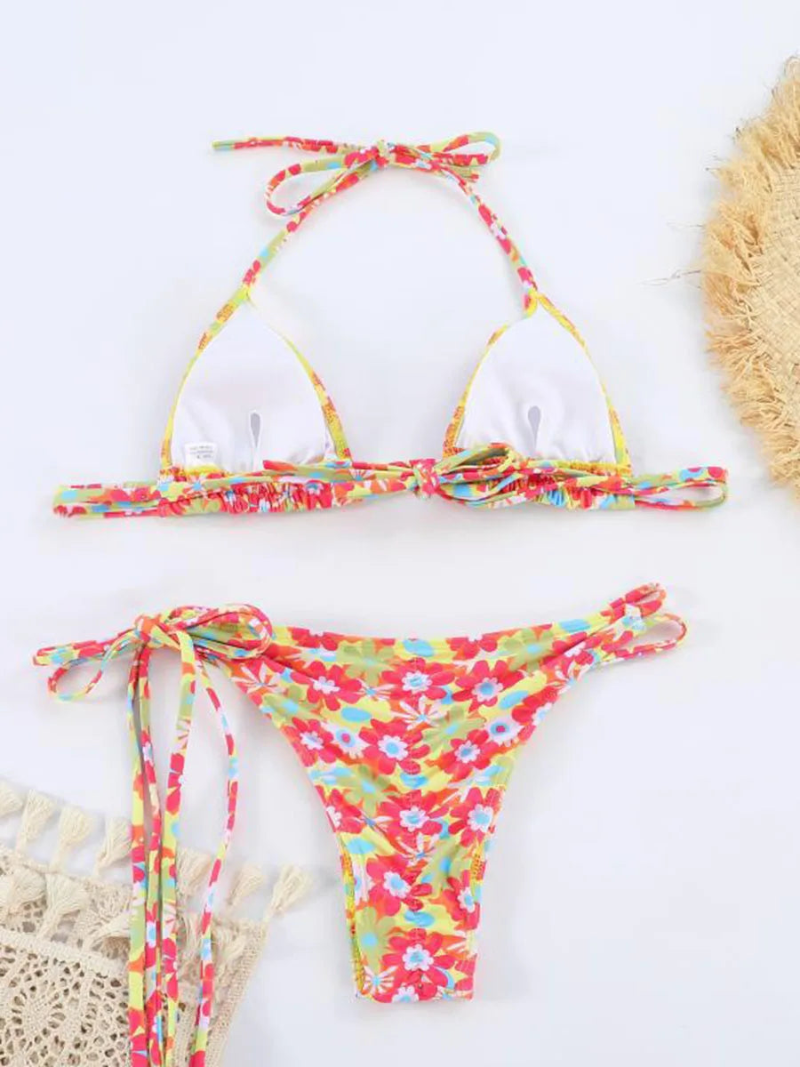 Sexy Women Bikini Micro Bikini Sets 2023 Push Up Female Swimsuit Thong Brazilian Swimwear Two Pieces Biquini Beach Swimming Suit