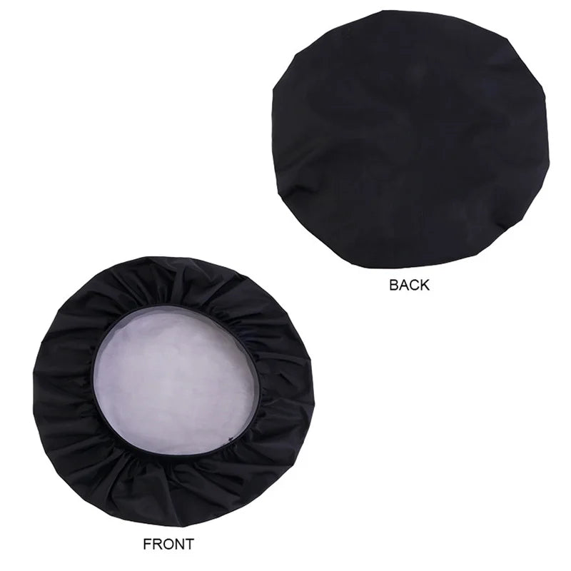 Women Waterproof Bath Hat Elastic Shower Hair Covers Bathing Caps Beanie Beauty Perm Cap Dustproof Hair Cap Bathroom Accessories