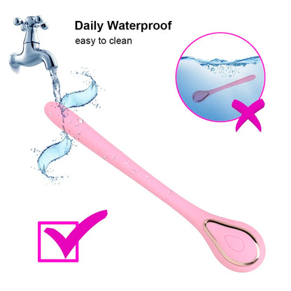 10 frequency ultra-thin short vibrator female Dildo Clitoris vaginal stimulator masturbator plug anal toy adult sexual equipment