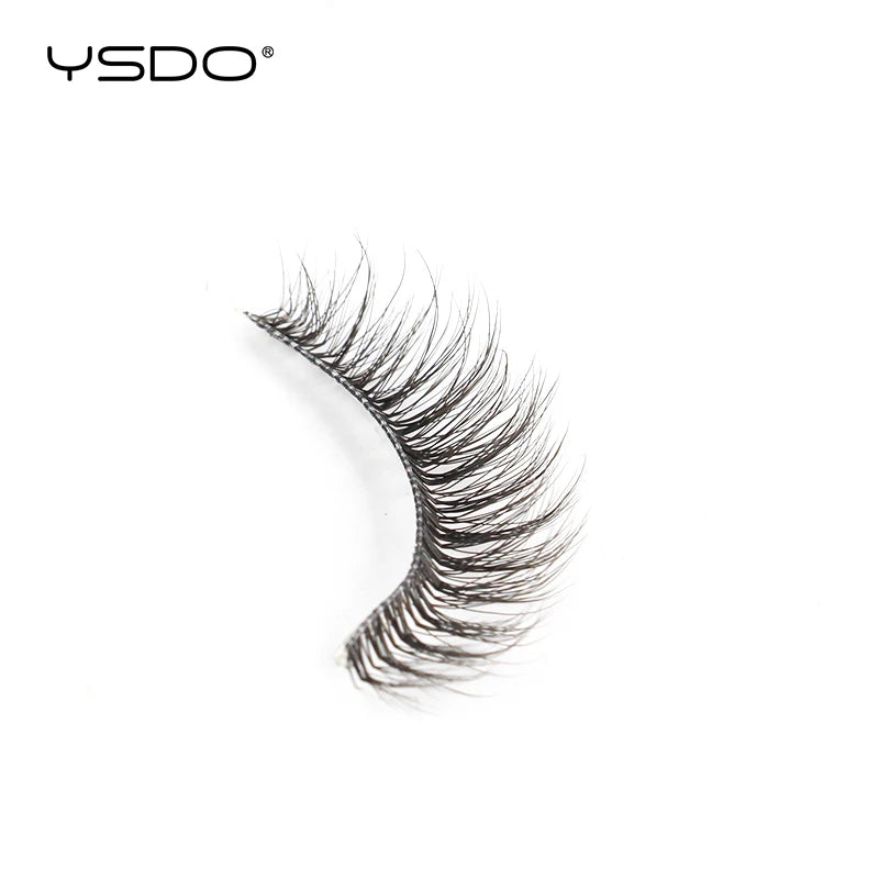 YSDO Natural False Eyelashes 3/6/10 Pairs Wispy Faux 3D Mink Lashes Reusable Fluffy Cat Fake Lashes Extension Makeup Tool Cílios