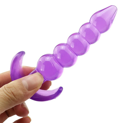 Soft Silicone Anal Plugs Anal Beads Dildo Butt Plug Prostate Massage Unisex Sexy Stopper Adult Sex Toy for Men Women Adult Games