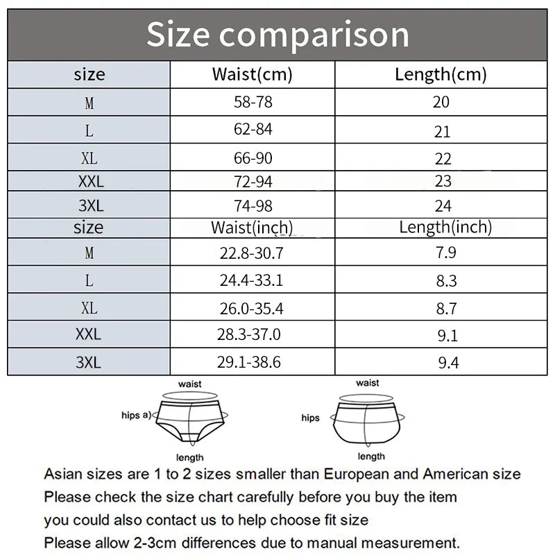 3Pcs/Set Solid Women's Panties Sexy Seamless Underwear Breathable Ice Silk Briefs Low Waist Underpants Plus Size 3XL Lingerie