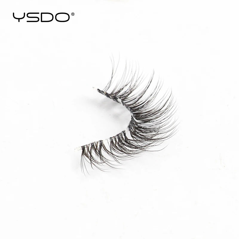 YSDO Natural False Eyelashes 3/6/10 Pairs Wispy Faux 3D Mink Lashes Reusable Fluffy Cat Fake Lashes Extension Makeup Tool Cílios