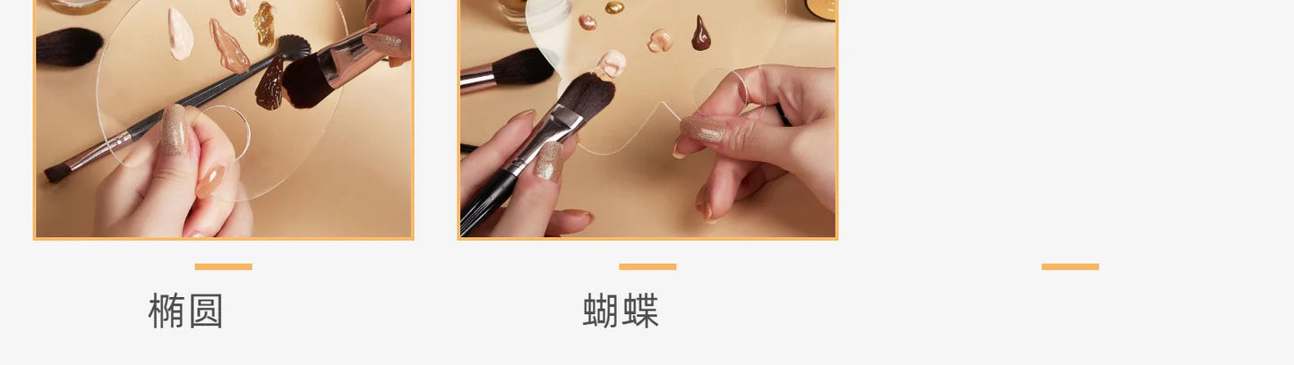 Acrylic Nail Artn Makeup Palette Spatula Liquid Foundation Eye Shadow Mixing Cream Pigments Manual Cosmetic Beauty Tools