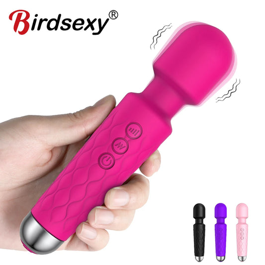 Powerful Magic Wand Vibrators for Women Clitoris Stimulator AV Stick G Spot Massager Female Masturbator Sex Toys for Woman Shop