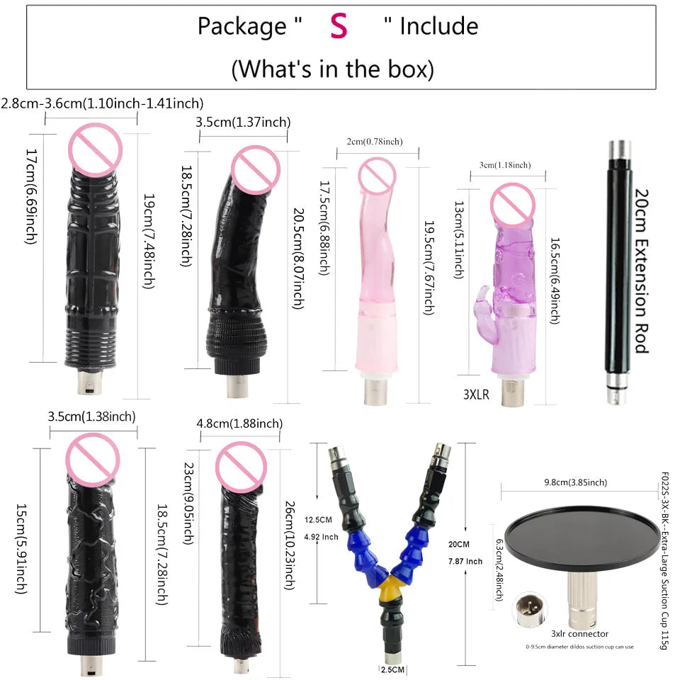 Portable Automatic Sex Machine with Big Dildo for Women Masturbation Pumping Gun for Couple Men Sex Toys