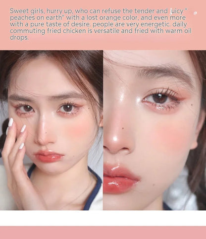 Face Blusher Matte Natural Cheek Tint Brighten Face Waterproof Face Contouring Cosmetics Blush Powder Soft Female Makeup 1pcs