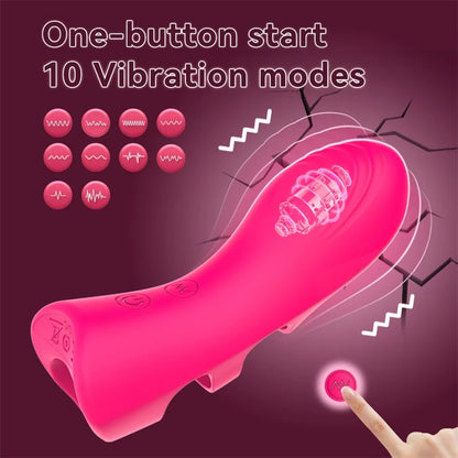 10 Frequency Vibration Finger Sleeve Powerful Female Vibrators Strong Crush Finger 18 Grams For Couples Erotic Toys Gadgets